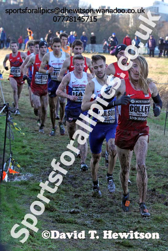 Mens 8k, Morrisons Great Edinburgh Cross Country. Photo: David T. Hewitson/Sports for All Pics